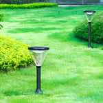 Waterproof Black Modern Solar Lawn Lamp Ha082922