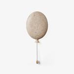 Nino Travertine Wall Sconce — Sculptural Balloon LED Light
