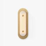 Aurelia Perforated Alabaster Wall Sconce in Gold
