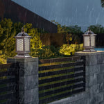 Lumière Pillar Lantern — Weatherproof Outdoor Post Light with Adjustable Color Temperature
