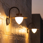 Minimalist LED Outdoor Wall Sconce with Warm 3000K Glow