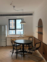 Piper Bliss Adjustable Pendant Light in Chrome and White