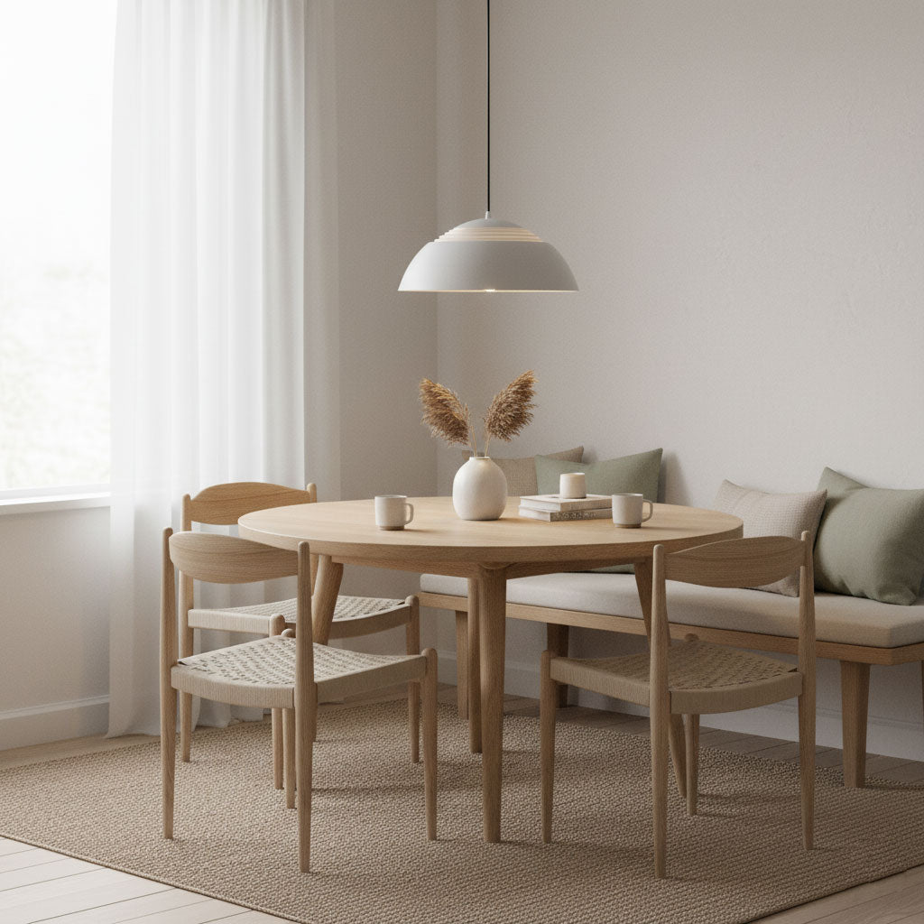 Abat Jour Pendant Light – Modern Aluminum Hanging Lamp for Dining & Living