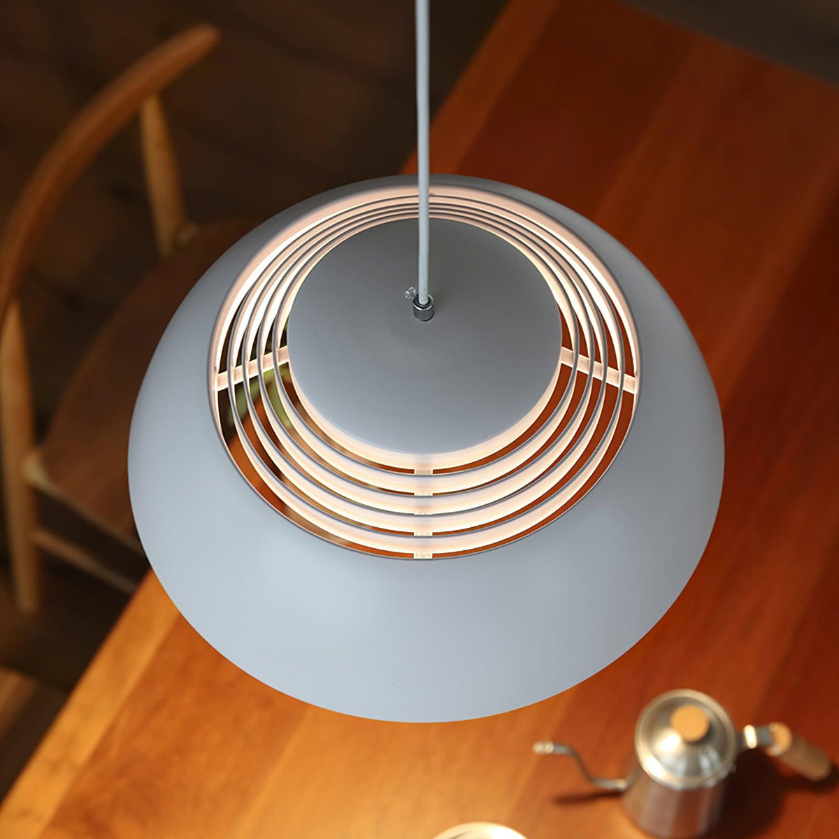 Abat Jour Pendant Light – Modern Aluminum Hanging Lamp for Dining & Living