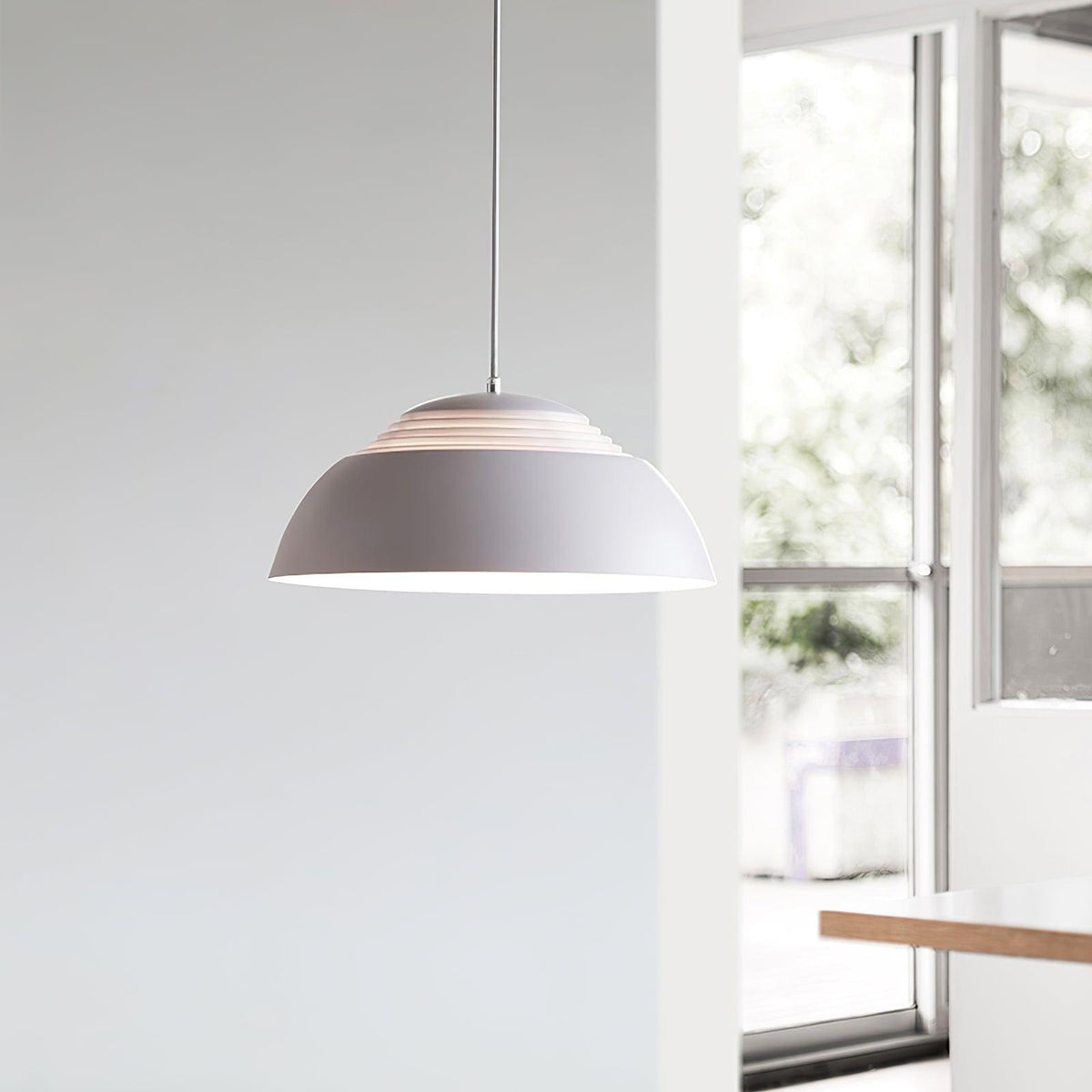Abat Jour Pendant Light – Modern Aluminum Hanging Lamp for Dining & Living