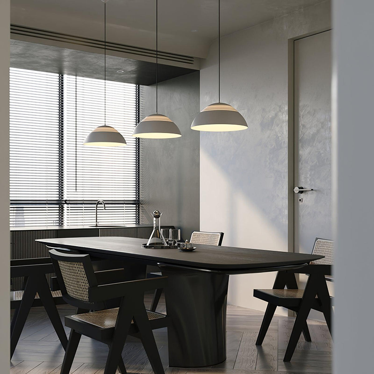 Abat Jour Pendant Light – Modern Aluminum Hanging Lamp for Dining & Living