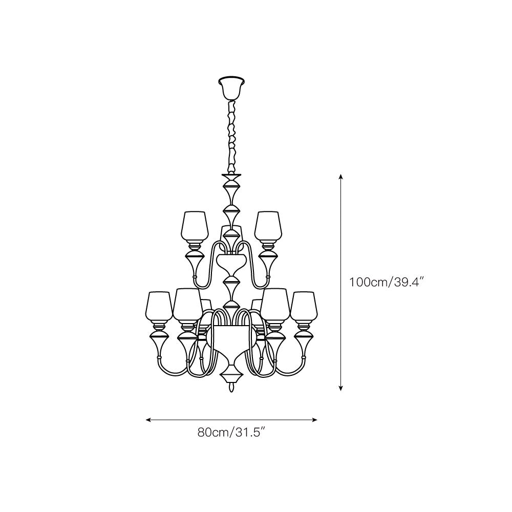 abrahamson-shaded-tiered-chandelier