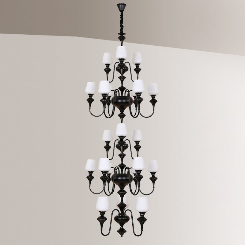 abrahamson-shaded-tiered-chandelier