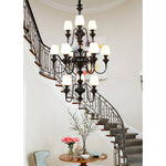 abrahamson-shaded-tiered-chandelier