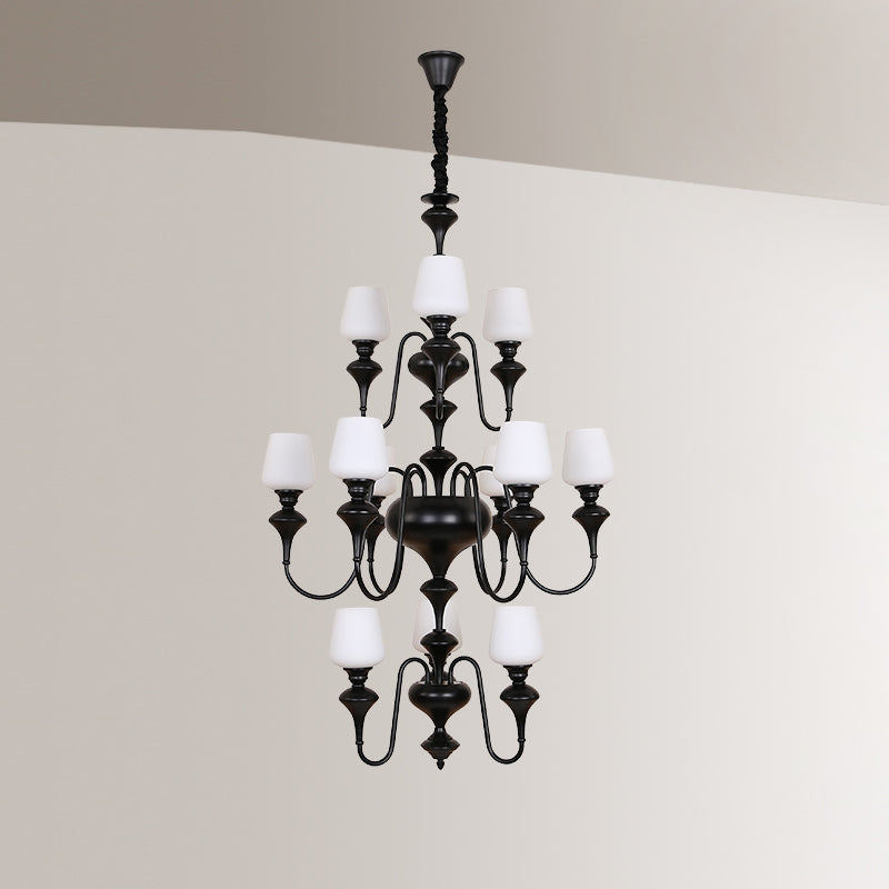 abrahamson-shaded-tiered-chandelier
