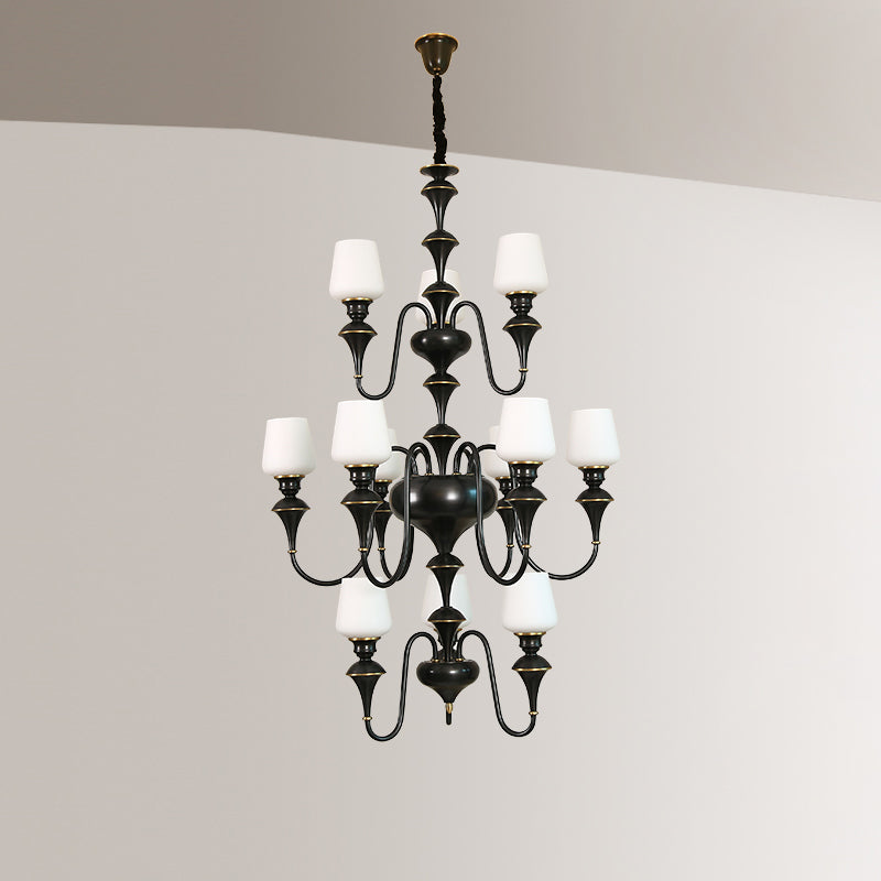 abrahamson-shaded-tiered-chandelier