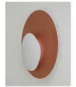 Lunar Crescent Wall Sconce — Modern LED Wall Light in Gold or White