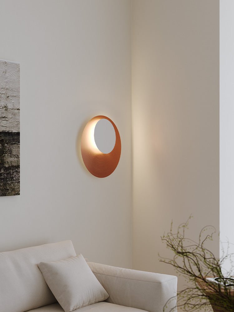 Lunar Crescent Wall Sconce — Modern LED Wall Light in Gold or White