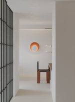 Lunar Crescent Wall Sconce — Modern LED Wall Light in Gold or White