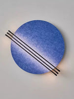 Abstract Sunrise Felt Wall Sconce – Modern Textural LED Wall Light