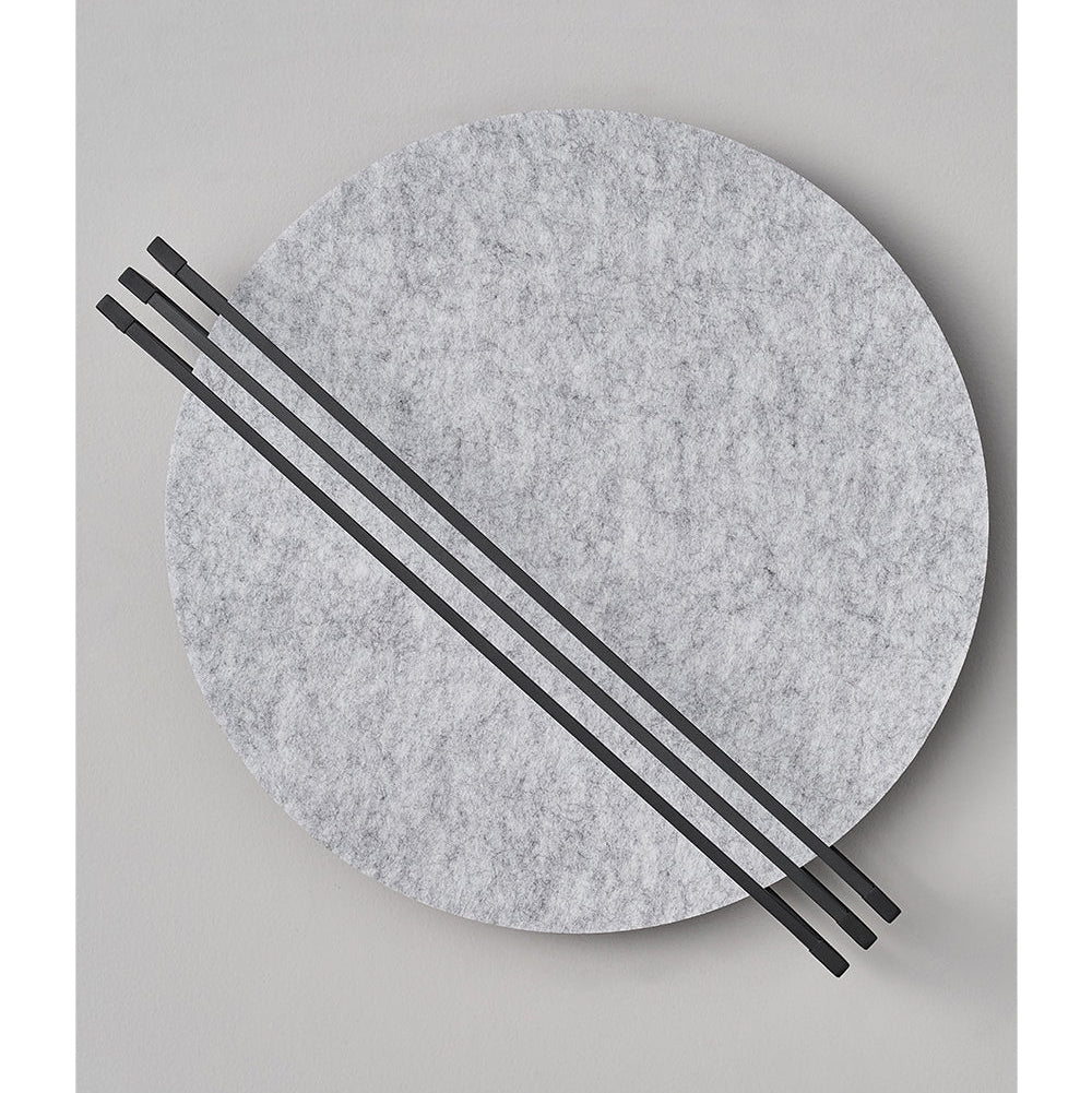Abstract Sunrise Felt Wall Sconce – Modern Textural LED Wall Light