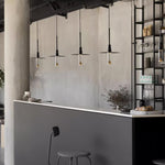 Modern Acrylic Hat Plate Pendant Light with Brass Accents