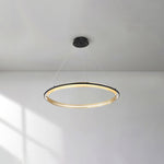 Modern Acrylic LED Round Chandelier for Dining Room and Living Room