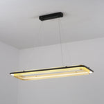 Modern Acrylic LED Round Chandelier for Dining Room and Living Room