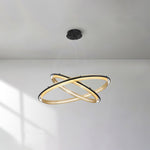 Modern Acrylic LED Round Chandelier for Dining Room and Living Room
