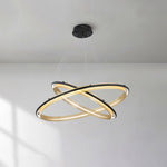 Modern Acrylic LED Round Chandelier for Dining Room and Living Room