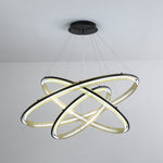 Modern Acrylic LED Round Chandelier for Dining Room and Living Room