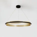 Modern Acrylic LED Round Chandelier for Dining Room and Living Room