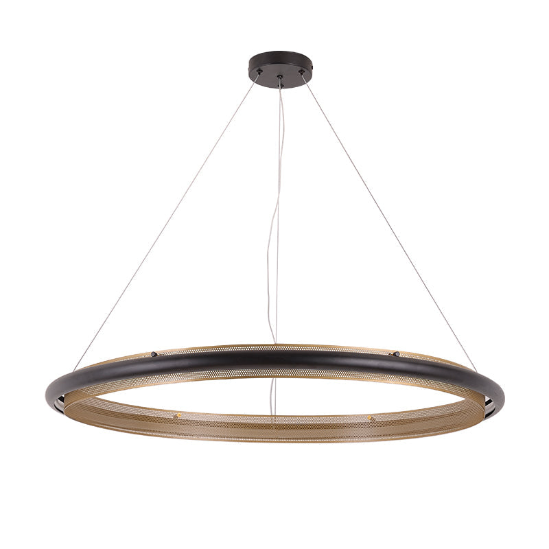 Modern Acrylic LED Round Chandelier for Dining Room and Living Room