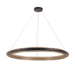 Modern Acrylic LED Round Chandelier for Dining Room and Living Room
