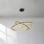 Modern Acrylic LED Round Chandelier for Dining Room and Living Room