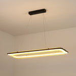 Modern Acrylic LED Round Chandelier for Dining Room and Living Room