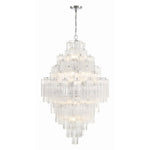 Eloria Glass Diamond Chandelier – Modern Murano Glass Pendant Light