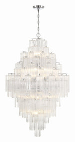 Eloria Glass Diamond Chandelier – Modern Murano Glass Pendant Light