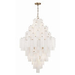 Eloria Glass Diamond Chandelier – Modern Murano Glass Pendant Light
