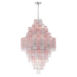 Eloria Glass Diamond Chandelier – Modern Murano Glass Pendant Light