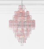 Eloria Glass Diamond Chandelier – Modern Murano Glass Pendant Light