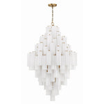 Eloria Glass Diamond Chandelier – Modern Murano Glass Pendant Light