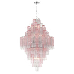 Eloria Glass Diamond Chandelier – Modern Murano Glass Pendant Light