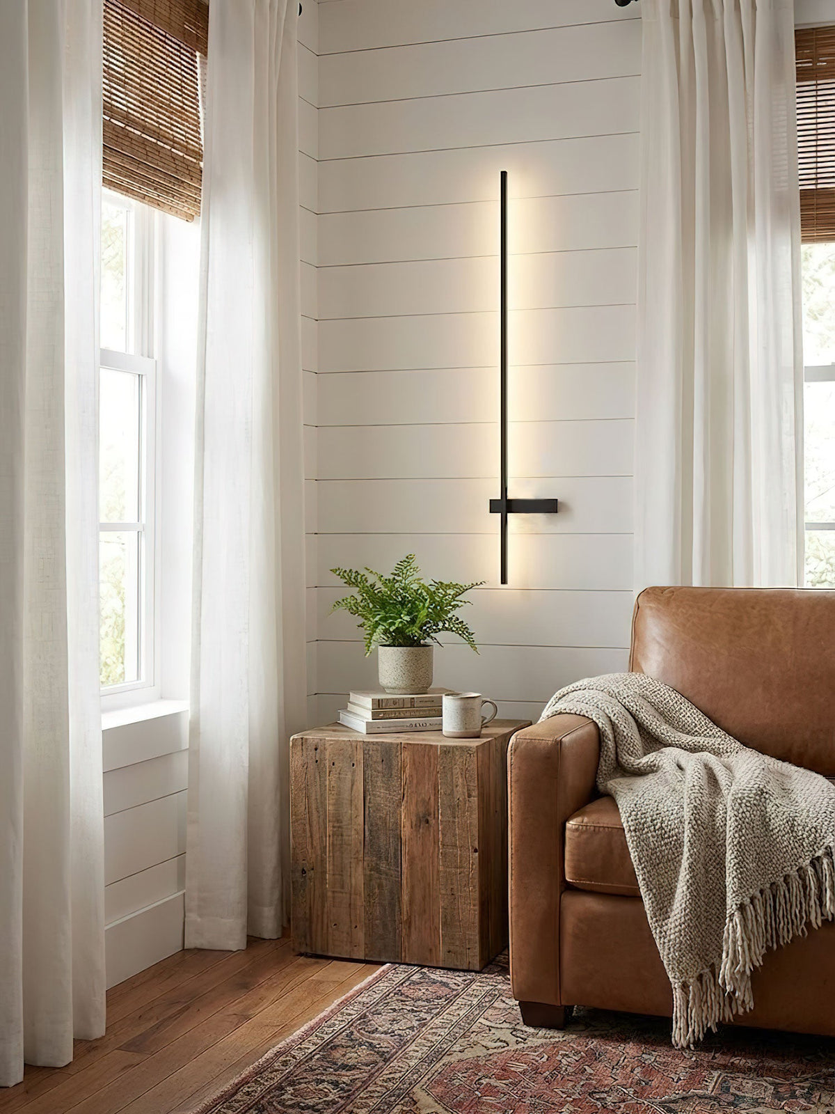 Adeline Linear Rechargeable Wall Sconce – Modern LED Vanity Light
