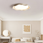 Aera Textured Microcement LED Ceiling Light in Gray, Beige, or White