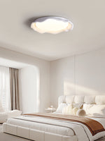 Aera Textured Microcement LED Ceiling Light in Gray, Beige, or White