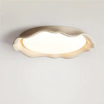 Aera Textured Microcement LED Ceiling Light in Gray, Beige, or White