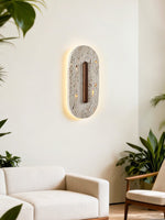 Aerin Travertine Wall Sconce with Integrated LED