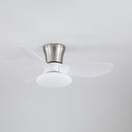 Aeris Curve Ceiling Fan with Integrated LED Light in Walnut Finish