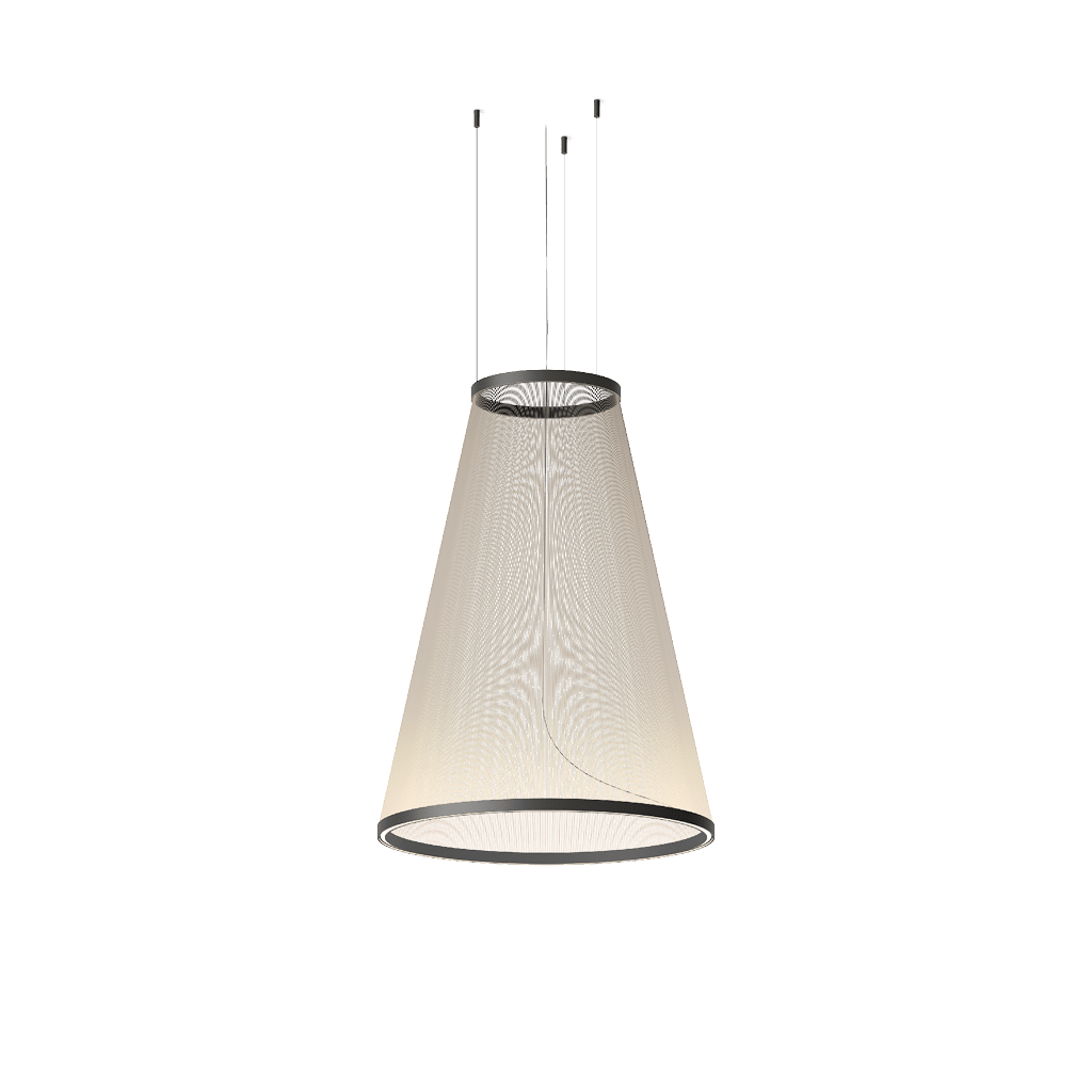 Aeris Mesh Pendant Light – Modern Conical LED Hanging Lamp for Dining & Living Spaces