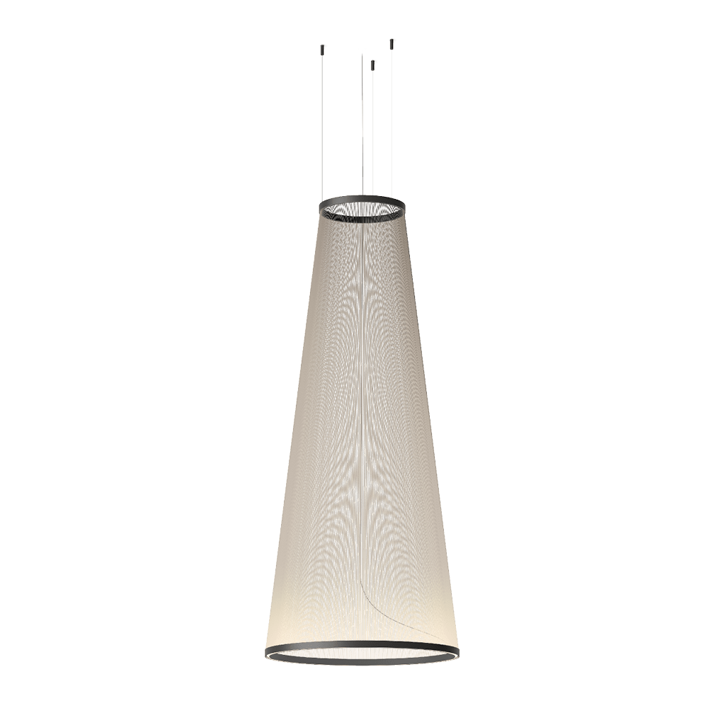 Aeris Mesh Pendant Light – Modern Conical LED Hanging Lamp for Dining & Living Spaces