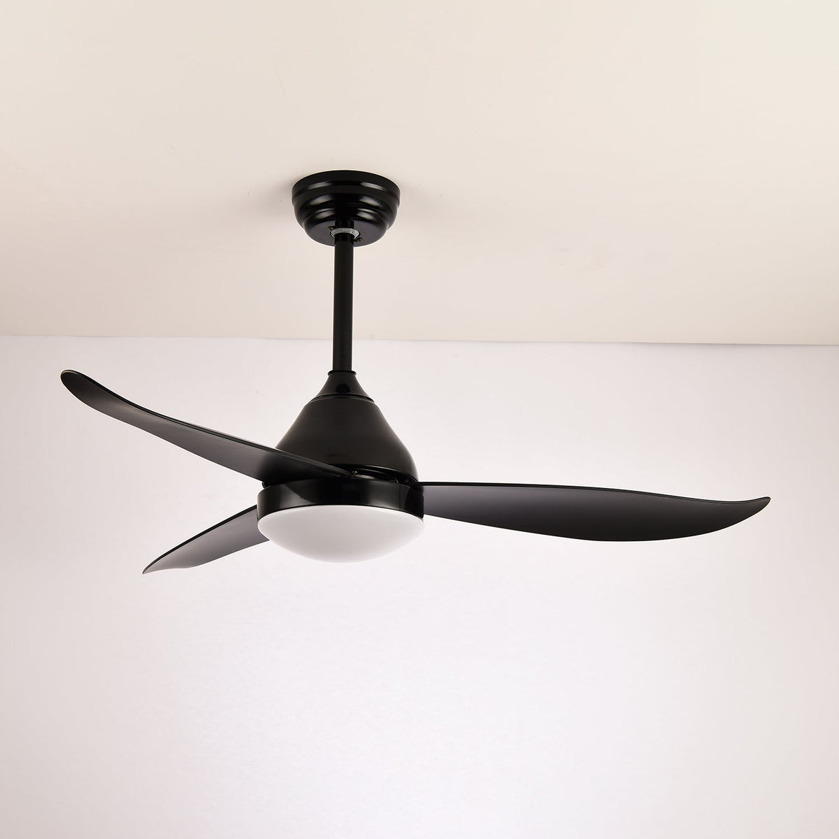 Aeris Whisper Ceiling Fan with Integrated LED Light, Scandinavian Minimalist Design