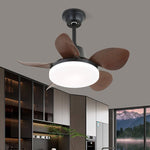 Aeroglow LED Ceiling Fan with Light – Modern Walnut Finish
