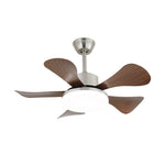 Aeroglow LED Ceiling Fan with Light – Modern Walnut Finish