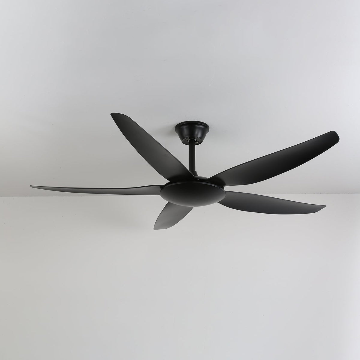 Aeron Noir Ceiling Fan with Light – Modern Black LED Fan for Living Room and Bedroom